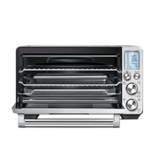 Breville | Smart Oven Air Fryer Pro with digital controls, baking pan, wire rack, and air-fry basket, ideal for versatile cooking in compact spaces.
