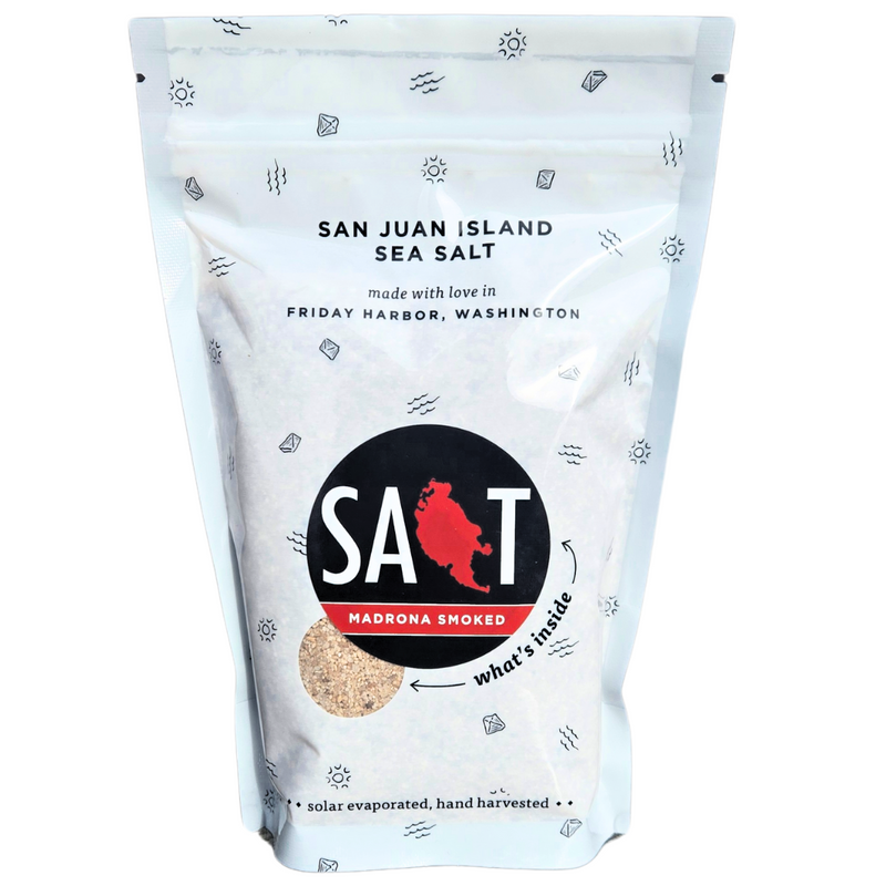 San Juan Island Sea Salt | Madrona Smoked Sea Salt