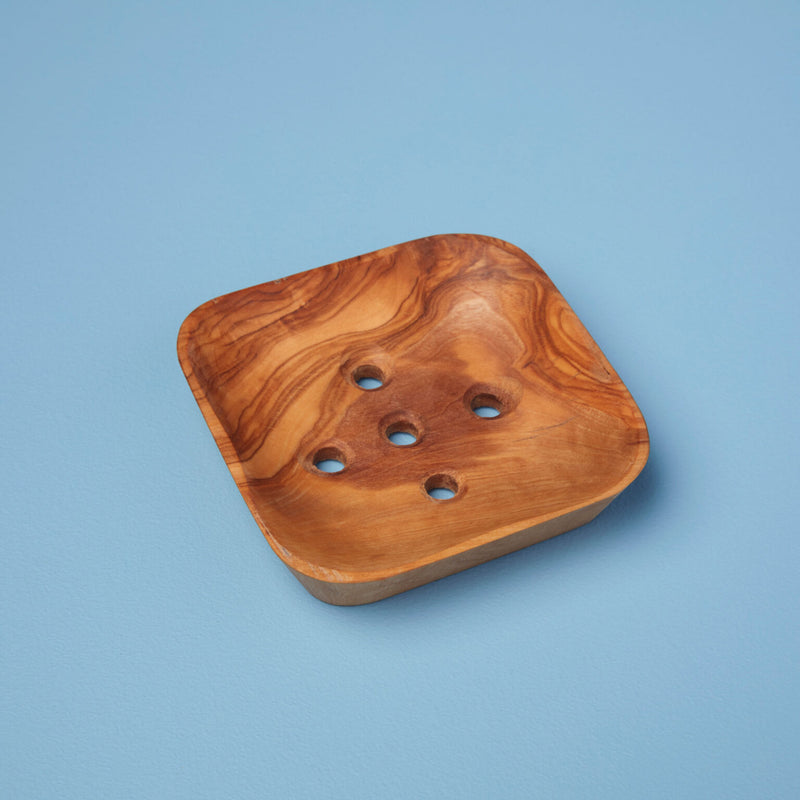 Be Home | Olive Wood Soap Dish