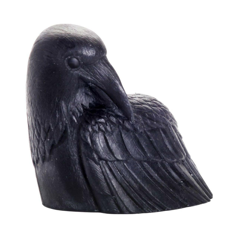 Big Dipper Wax Works Crow Candle, a hand-sculpted beeswax piece, adds a haunting presence to Halloween décor, perfect for Athens Cooks' curated kitchen and home ambiance.
