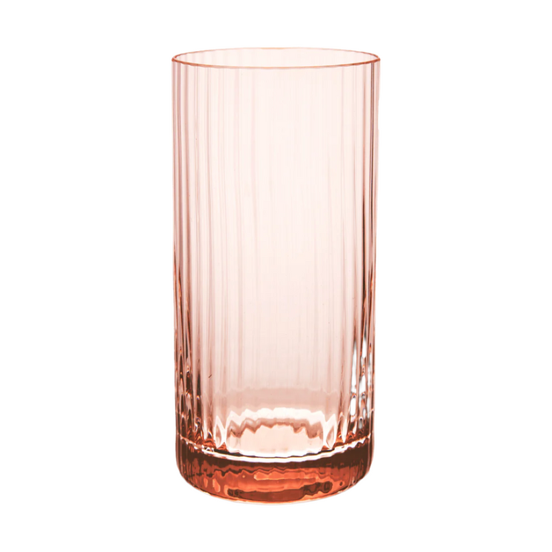 Match | Bembo Glassware - Highball Glass Rose Quartz, showcasing elegant design and refined silhouette, perfect for enhancing any table setting with sophistication and style.