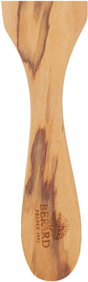 Berard | Olivewood Spatulas - Pancake 14 Inches shown, highlighting its natural olive wood craftsmanship and unique grain patterns, ideal for versatile kitchen tasks.