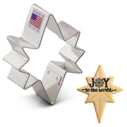 Ann Clark | Holiday Cookie Cutters - Star-3.5 showcased, highlighting craftsmanship and creativity for enhanced baking experiences, reflecting Athens Cooks' commitment to quality kitchen tools.