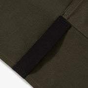 Hedley & Bennett Big Apron, Olive Green, Black Straps — apron detail