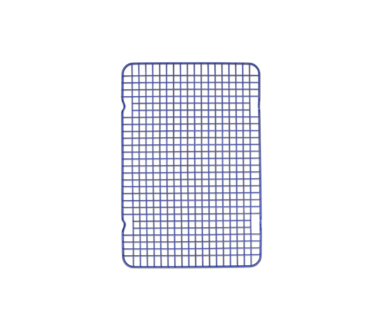 Great Jones | Big Chill - Blueberry cooling rack ensures even cooling for half-sized sheet pans, featuring nonstick technology for easy food release and cleanup.
