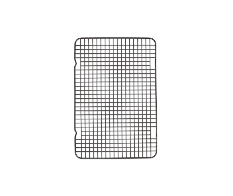 Great Jones | Big Chill - Blueberry cooling rack made of durable metal grid, perfect fit for half-sized sheet pans, offering nonstick baking and effortless cleanup.