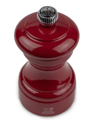 Peugeot | Bistro Pepper Mill, Passion Red: Classic design with a glossy finish and adjustable metal knob, reflecting timeless elegance from Athens Cooks' curated kitchen collection.