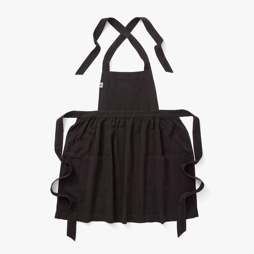 Hedley & Bennett Pinafore Apron, Vintage Caviar — front view