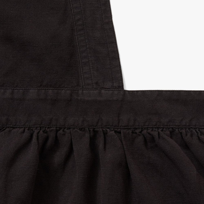 Hedley & Bennett Pinafore Apron, Vintage Caviar — apron detail