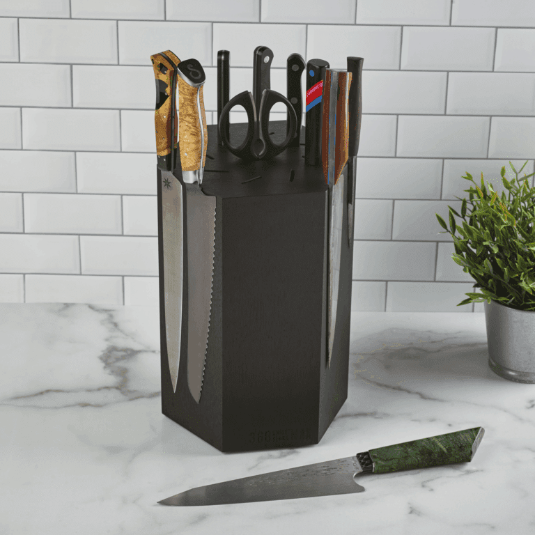 Design Trifecta | 360KnifeBlock MAX, Black