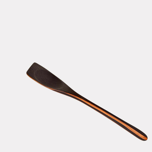 Jonathan's Spoons | Blackened Collection - Salad Set - Medium features flame-blackened cherry wood, showcasing artisanal craftsmanship and ergonomic design for versatile kitchen use.