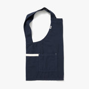 Hedley & Bennett Smock Apron, Blueberry Blue — apron detail