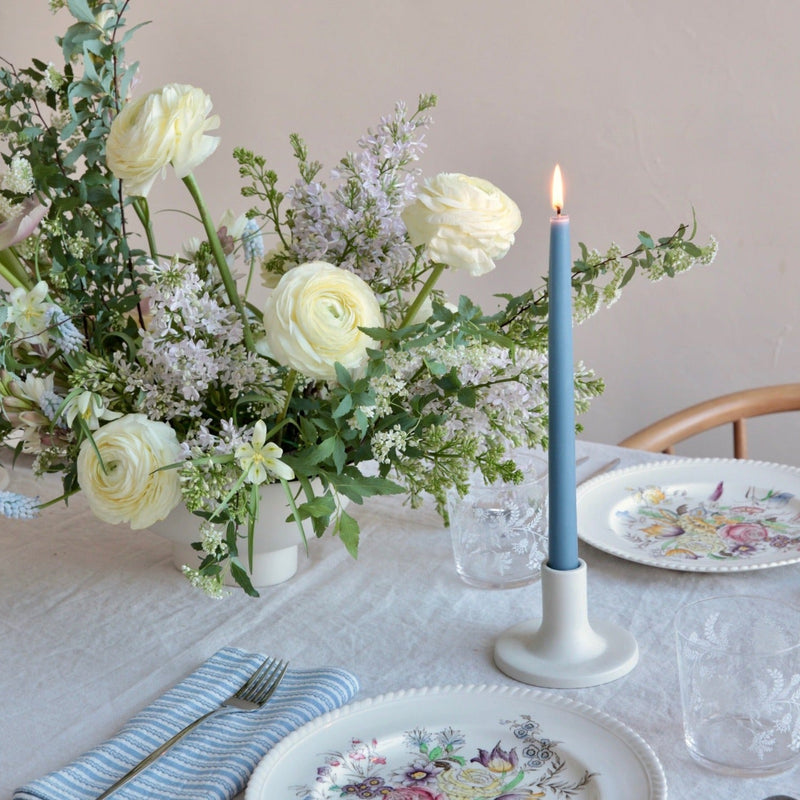 The Floral Society | Dipped Taper Candles, 12 Inches, Saffron