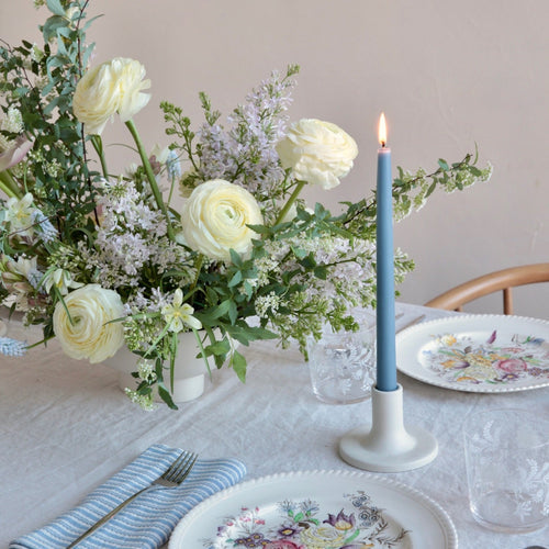 The Floral Society | Dipped Taper Candles, 12 Inches, Saffron