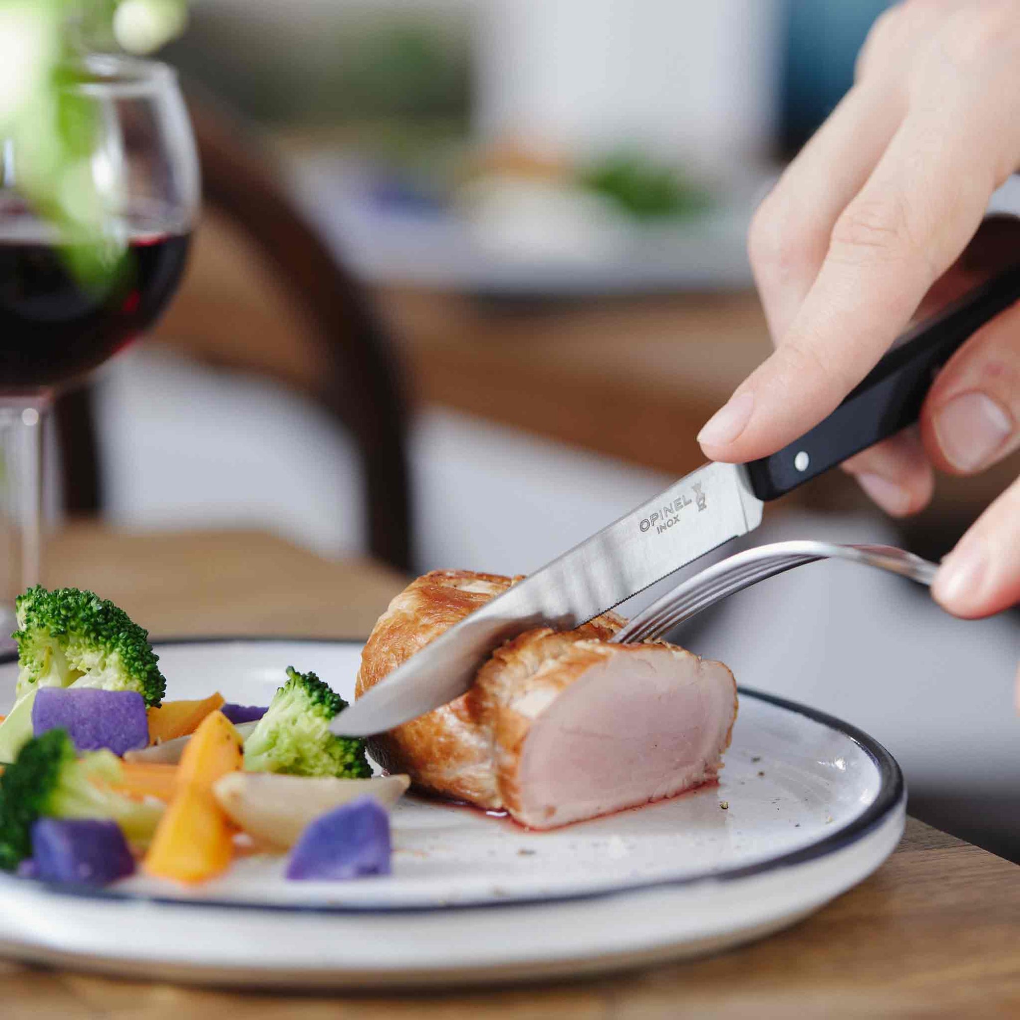 Opinel Bon Appétit No.125 Steak Knives - Thumbnail 3