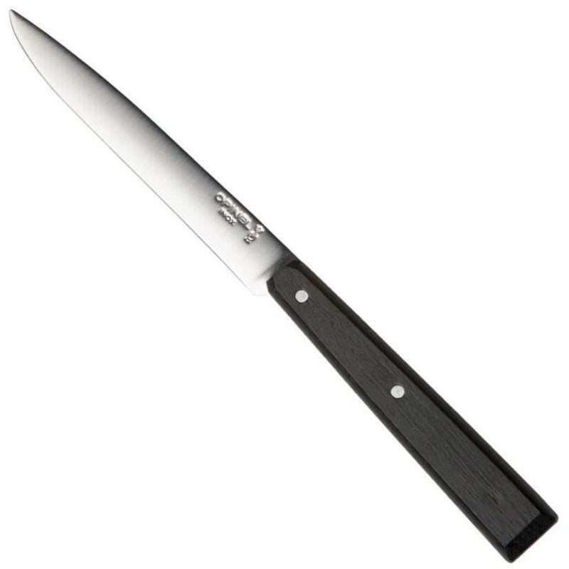Opinel | Bon Appetit Steak Knives - Pepper: Stainless steel blade and wooden handle, ideal for precise slicing, enhancing any dining experience. Perfect for Athens Cooks' curated kitchen collection.