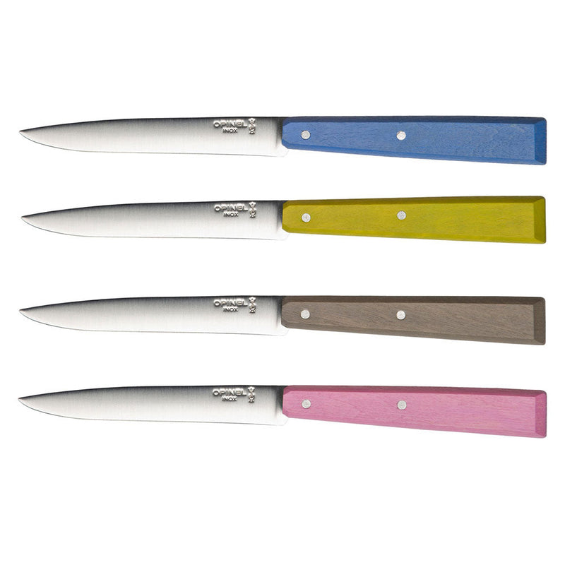 Opinel | Bon Appétit No.125 Steak & Table Knives Sets, Olivewood