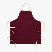 Hedley & Bennett Essential Apron, House Red — front view