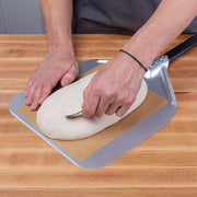 Brod & Taylor Metal Bread Peel, featuring a sleek, sturdy design ideal for safely transferring baked goods, available at Athens Cooks kitchen store.