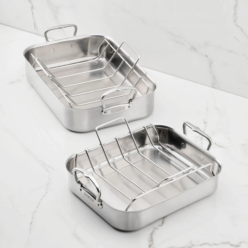 Hestan | Classic Roaster with Rack, 16.5 inches