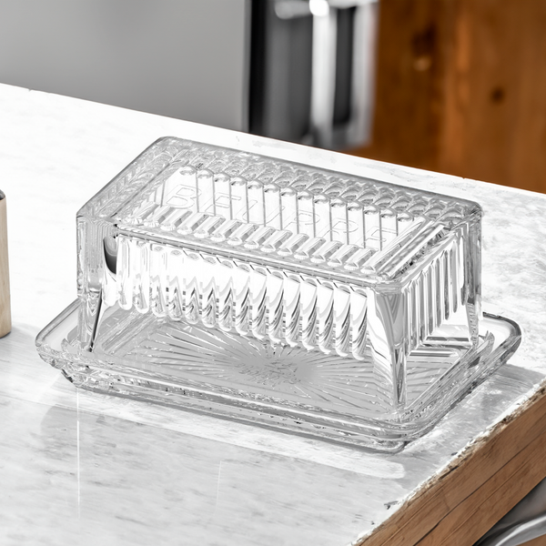 Earth & Nest | European "Beurre" Glass Butter Dish