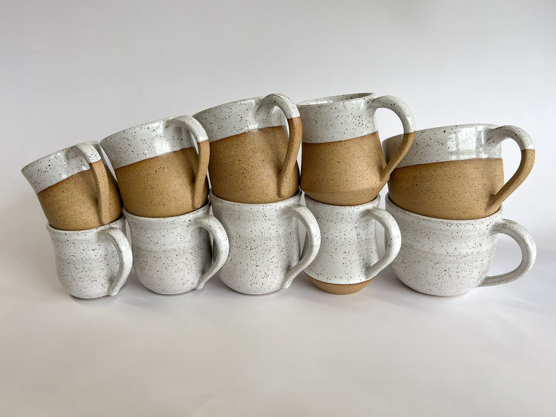 RachaelPots | Jumbo Mug, Nude/White