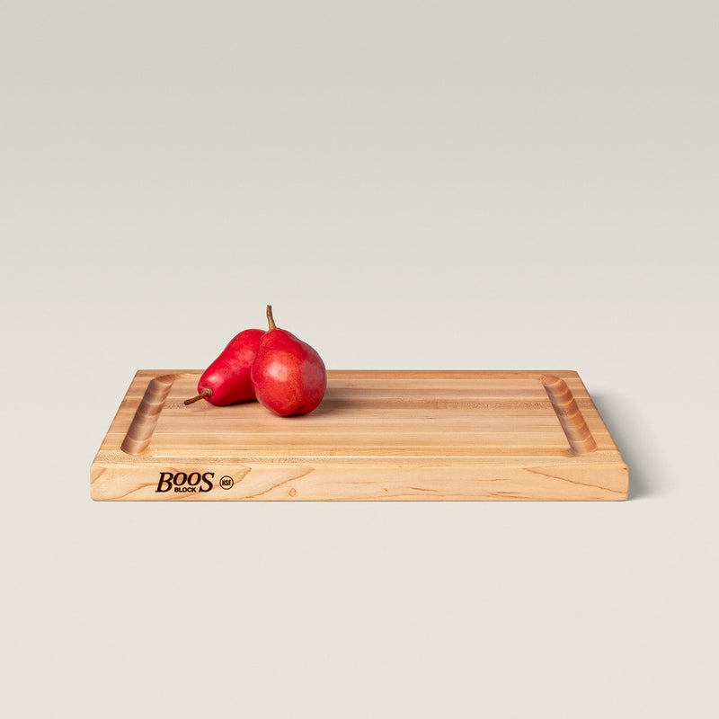 John Boos | John Boos Maple Reversible w/ Juice Groves, 20 x 15 x 1.5 inches