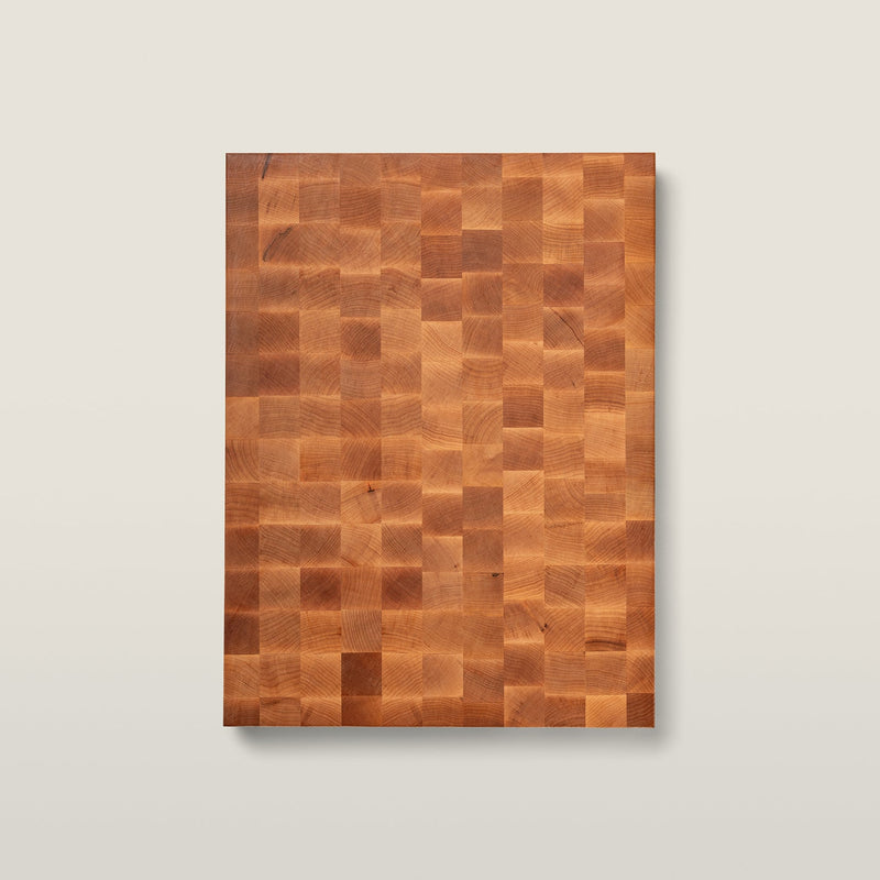 John Boos | Maple End Grain Reversible Chopping Block with Grips, 24 x 18 x 2.25 inches