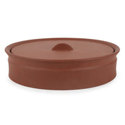 Sir|Madam | Terra Cotta Larder Crock No. 10: A round earthenware casserole dish with a flat lid, ideal for slow cooking or as a versatile storage container.