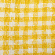 Caravan Home | 20 x 30 Gingham Dijon & Grey Towels feature a yellow-and-white checkered pattern, adding charm and warmth to any kitchen setting.
