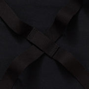 Hedley & Bennett All Day Crossback Apron, Caviar Black — apron detail