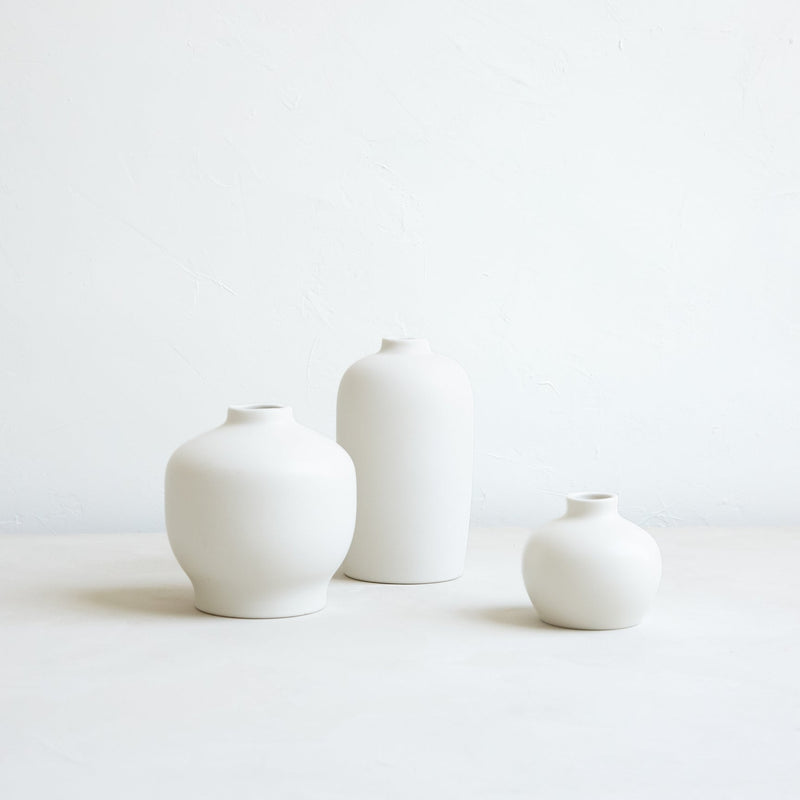 The Floral Society | Ceramic Blossom Vase, Short