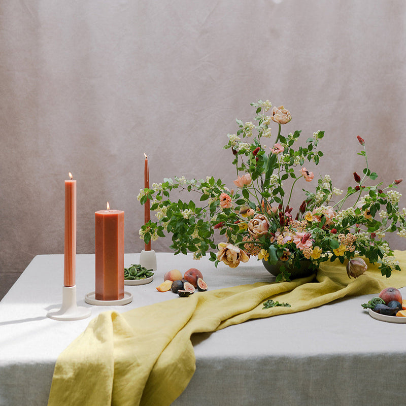 The Floral Society | Candle Holders, Medium, Earth