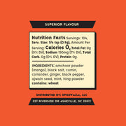 Spicewalla | Chaat Masala: A versatile Indian spice blend with zero calories, featuring amchoor, black salt, and more. Perfect for enhancing savory or fruity dishes.