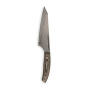 Messermeister | Chef April Bloomfield Chef's Knife, 6.5 inches, features a carbon-steel blade and wood-grain handle, offering precision and control for chefs and home cooks.