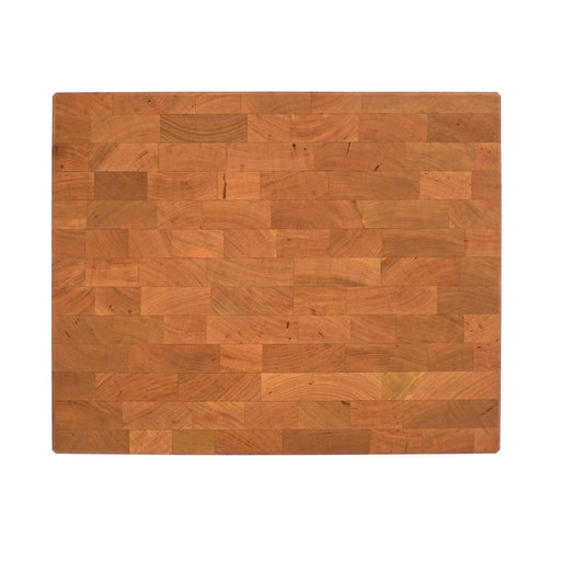J.K. Adams Professional End Grain Board in walnut, 20x16, showcasing durable construction for knife maintenance and aesthetic appeal, ideal for chefs and home cooks.