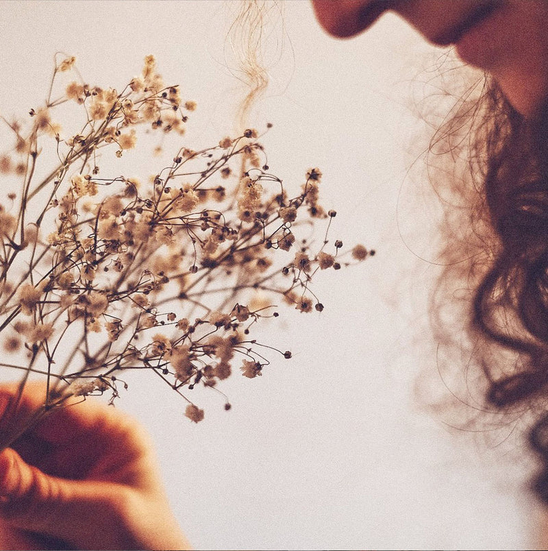 Monfort | Brut Rosé Trentodoc bottle held among flowers, highlighting its elegance and vibrant profile, ideal for celebrations and pairing with diverse dishes.