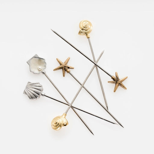 Joanna Buchanan | Cocktail Picks - Bee, featuring intricate star-shaped and spiral designs, ideal for elevating barware collections at Athens Cooks.
