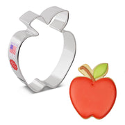 Ann Clark Apple cookie cutter, metal shape for crafting apple-shaped cookies. Ideal for baking projects, offered by Athens Cooks, enhancing baking experiences.