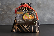 Thai for Two | Cooking Kit - Red Curry: Organic ingredients for authentic Thai flavors, includes reusable bag. Ideal for creating a vegan, gluten-free meal for two.