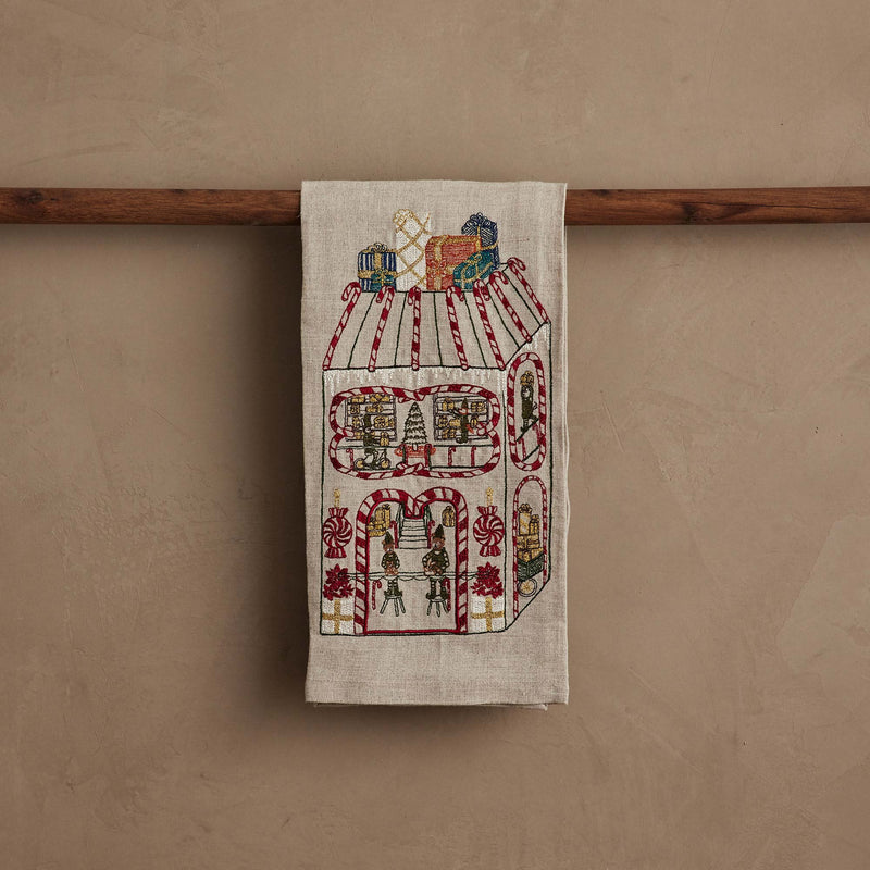 Coral & Tusk | Toy Workshop Tea Towel