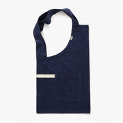 Hedley & Bennett Smock Apron, Blueberry Corduroy — fabric and fit detail