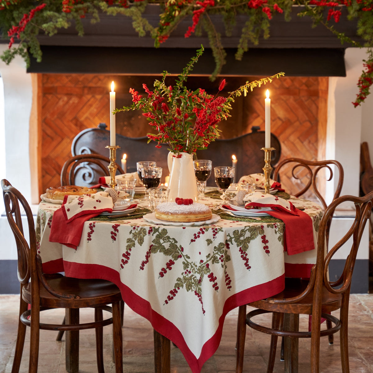 Couleur Nature Gooseberry Tablecloth - Thumbnail 3