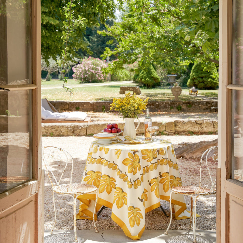 Couleur Nature | Fig Citrine Tablecloth