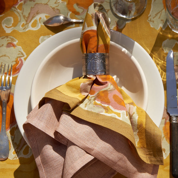 Couleur Nature | Pumpkin Napkins, Orange/Mustard