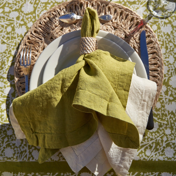 Couleur Nature | Everyday Napkins, Granny Smith, Set of 4