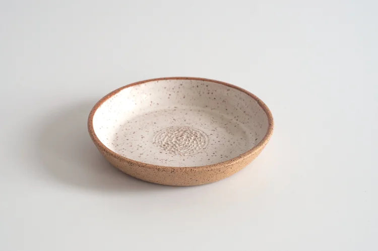 RachaelPots | Garlic Scraper, Nude/White