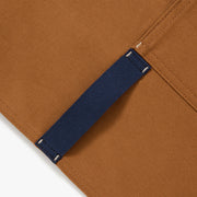 Hedley & Bennett Essential Apron, Denver Brown — apron detail