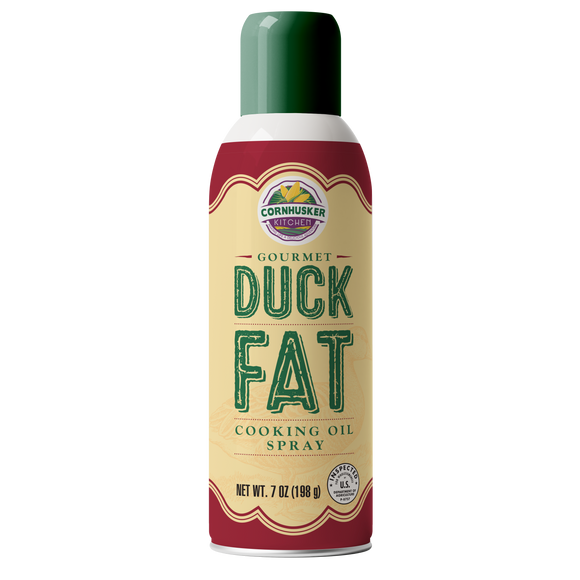Cornhusker Kitchen Duck Fat Spray | Gourmet Duck Fat Cooking Oil Spray