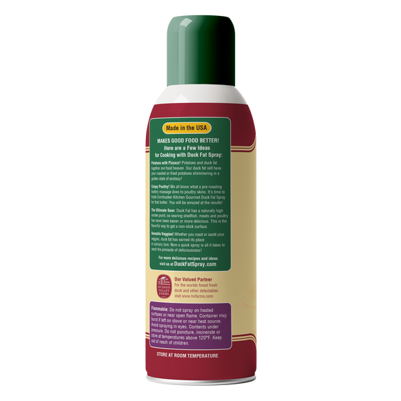 Cornhusker Kitchen Duck Fat Spray | Gourmet Duck Fat Cooking Oil Spray